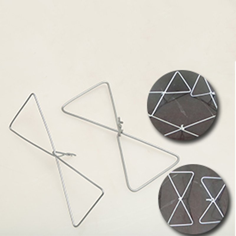 Butterfly wall ties