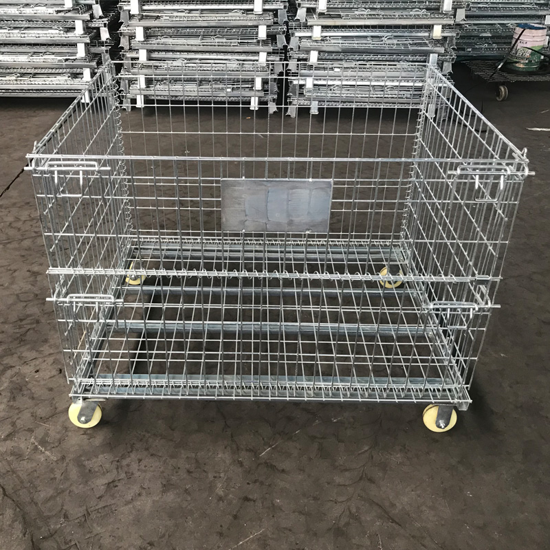 Foldable Wire mesh container box